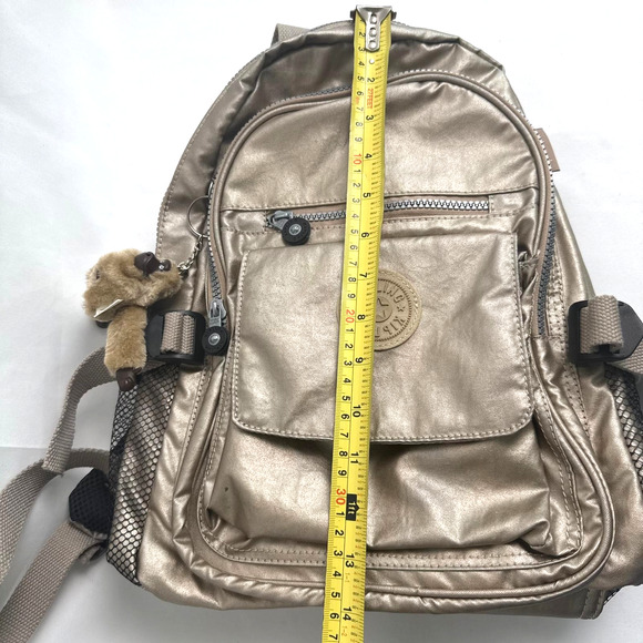 NWOT Kipling Sarah Backpack small Laptop/Tablet Protection Gold School Bag $119 main image 7